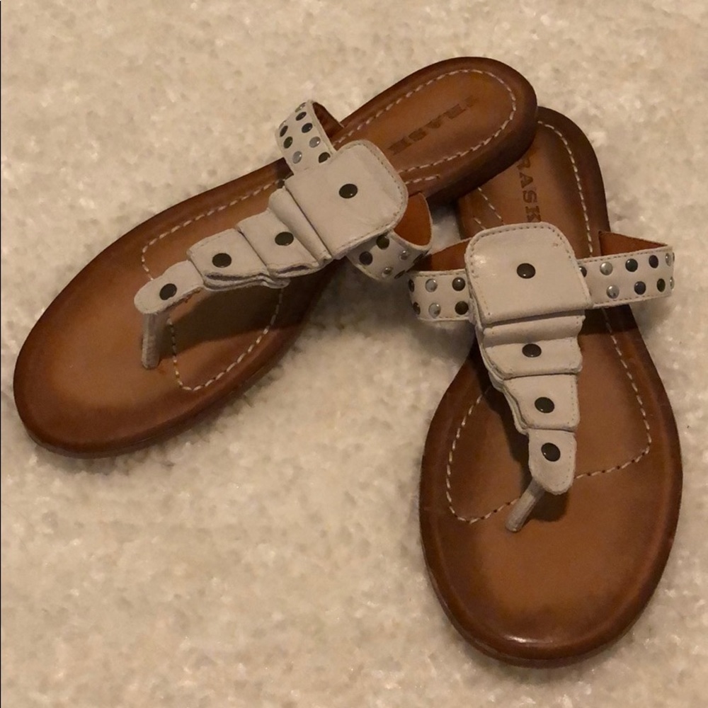 TRASK White leather sandal - Women’s size 9.5
